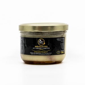 Aiguillettes de canard confites