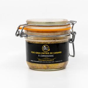 Foie gras de canard entier du Gers à l'Armagnac 180g