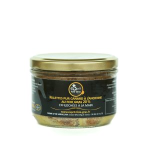 rillettes pur canard au foie gras